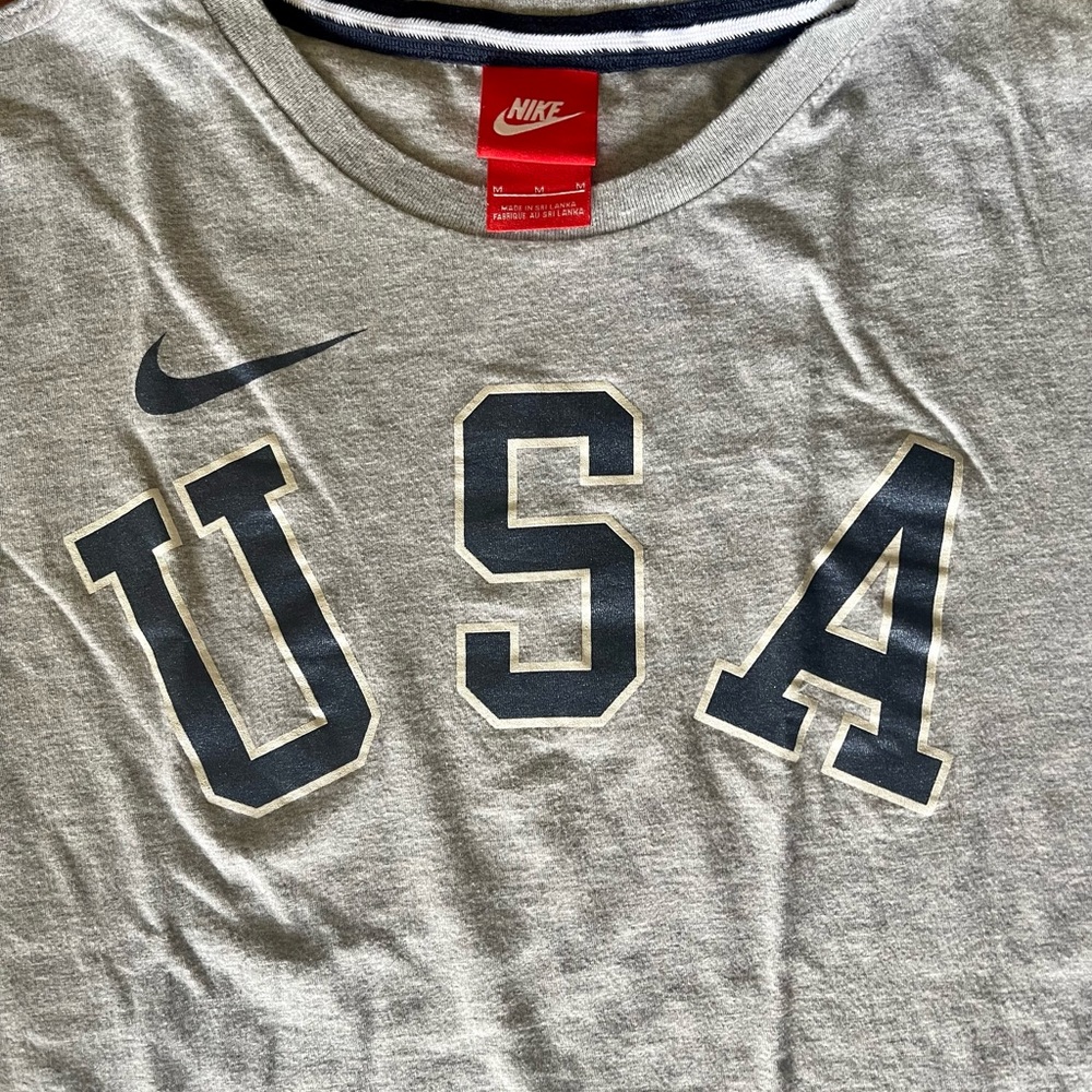 USA Nike Gray Shirt in Small!